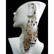 WHOLESALE WOOD EARRINGS VARIED MODELS - PERUVIANSHOP.COM