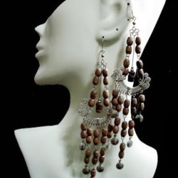 WHOLESALE WOOD EARRINGS -  PERUVIANSHOP.COM