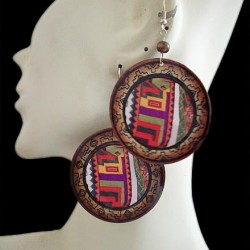 WHOLESALE WOOD EARRINGS VARIED MODELS AND IMAGES