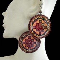 WHOLESALE WOOD EARRINGS VARIED MODELS AND IMAGES