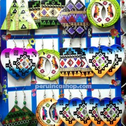 WHOLESALE WOOD EARRINGS VARIED COLORS AND IMAGES