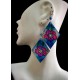 WHOLESALE WOOD EARRINGS - FLOWER IMAGES WHOLESALE WOOD EARRINGS - FLOWER IMAGES