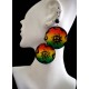 WHOLESALE INCA RASTA WOOD EARRINGS - VARIED MODELS WHOLESALE INCA RASTA WOOD EARRINGS - VARIED MODELS