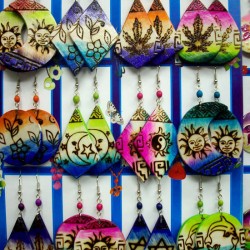WHOLESALE WOOD EARRINGS VARIED COLORS AND IMAGES