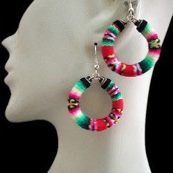 WHOLESALE INCA PERUVIAN CUZCO BLANKET EARRINGS TYPE RINGS