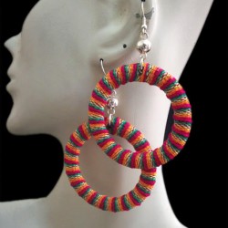 WHOLESALE INCA PERUVIAN CUZCO BLANKET EARRINGS TYPE RINGS
