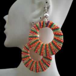 WHOLESALE INCA PERUVIAN CUZCO BLANKET EARRINGS TYPE RINGS