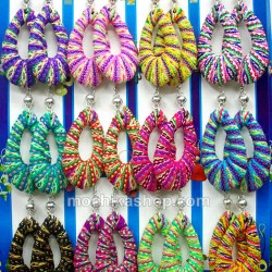 WHOLESALE INCA PERUVIAN CUZCO BLANKET EARRINGS TYPE DROP