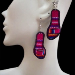 WHOLESALE INCA PERUVIAN CUZCO BLANKET EARRINGS TYPE SANDALS