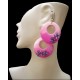 WHOLESALE NACRE EARRINGS TYPE DONUT - VARIED COLORS WHOLESALE NACRE EARRINGS TYPE DONUT - VARIED COLORS