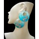 WHOLESALE NACRE EARRINGS TYPE DONUT - VARIED COLORS WHOLESALE NACRE EARRINGS TYPE DONUT - VARIED COLORS