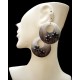 WHOLESALE NACRE EARRINGS TYPE DONUT - VARIED COLORS WHOLESALE NACRE EARRINGS TYPE DONUT - VARIED COLORS