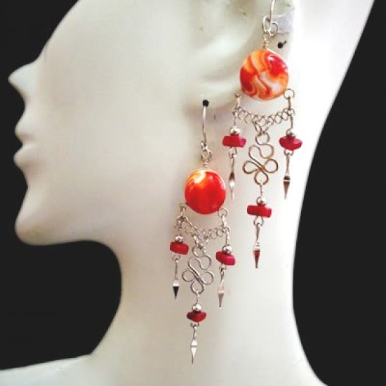 WHOLESALE CLASSIC INCA PERUVIAN MURANO GLASS STONE EARRINGS - VARIED MODELS WHOLESALE CLASSIC INCA PERUVIAN MURANO GLASS STONE EARRINGS - VARIED MODELS