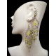 WHOLESALE INCA PERUVIAN STONE EARRINGS WITH GRAVEL STONE - VARIED COLORS WHOLESALE INCA PERUVIAN STONE EARRINGS WITH GRAVEL STONE - VARIED COLORS