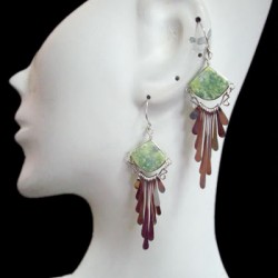 WHOLESALE  INCA PERUVIAN STONE EARRINGS - VARIED MODELS