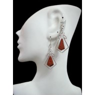 WHOLESALE  INCA PERUVIAN STONE EARRINGS - VARIED MODELS