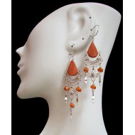 WHOLESALE CLASSIC INCA PERUVIAN STONE EARRINGS - VARIED MODELS