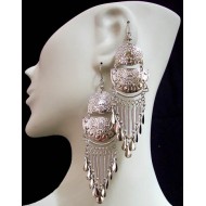 WHOLESALE PERUVIAN SILVER PLATED EARRINGS INCA AND NAZCA IMAGES