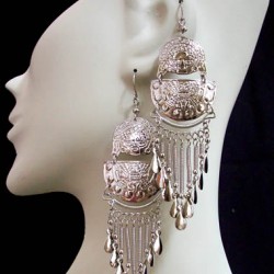 WHOLESALE PERUVIAN SILVER PLATED EARRINGS INCA AND NAZCA IMAGES