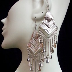 WHOLESALE PERUVIAN SILVER PLATED EARRINGS INCA AND NAZCA IMAGES
