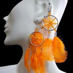 WHOLESALE DREAM CATCHER FEATHER EARRINGS