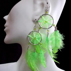 WHOLESALE DREAM CATCHER FEATHER EARRINGS