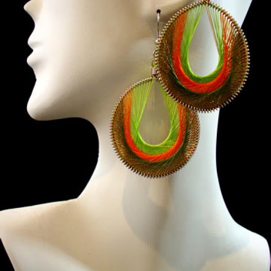 WHOLESALE INCA ALPACA SILVER THREAD EARRINGS ROUND DESIGN WITH HOLE WHOLESALE INCA ALPACA SILVER THREAD EARRINGS ROUND DESIGN WITH HOLE