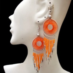 2 PRETTY THREAD EARRINGS