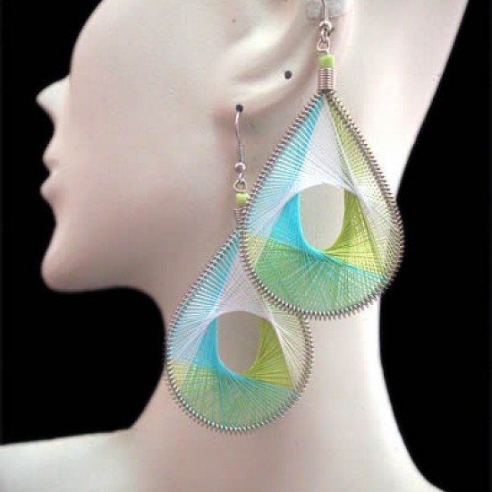 WHOLESALE ALPACA SILVER THREAD EARRINGS RACQUET DESIGN WITH HOLE WHOLESALE ALPACA SILVER THREAD EARRINGS RACQUET DESIGN WITH HOLE