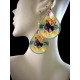 WHOLESALE INCA THREAD EARRINGS RACQUET DESIGN WITH BUTTERFLY IMAGES WHOLESALE INCA THREAD EARRINGS RACQUET DESIGN WITH BUTTERFLY IMAGES