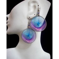 WHOLESALE INCA THREAD EARRINGS ROUND DESIGN