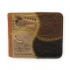 INCA PERUVIAN ANDEAN WALLET MADE OF LEATHER - VARIED IMAGES 