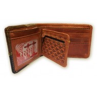 INCA PERUVIAN ANDEAN WALLET MADE OF LEATHER - VARIED IMAGES 