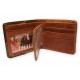 INCA PERUVIAN ANDEAN WALLET MADE OF LEATHER NAZCA IMAGES