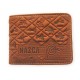 PERUVIAN ANDEAN WALLET MADE OF LEATHER - "NAZCA" IMAGES 