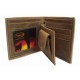 WHOLESALE PERUVIAN ANDEAN WALLET OF LEATHER - CHALAN IMAGE