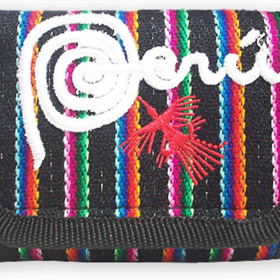 WHOLESALE ANDEAN WALLET MADE OF CUZCO BLANKET  " PERU " BRAND 