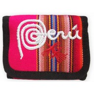 WHOLESALE ANDEAN WALLET MADE OF CUZCO BLANKET  " PERU " BRAND 