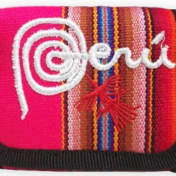 WHOLESALE ANDEAN WALLET MADE OF CUZCO BLANKET  " PERU " BRAND 