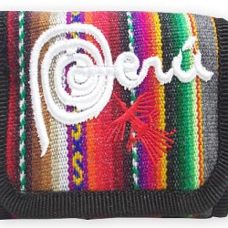 WHOLESALE ANDEAN WALLET MADE OF CUZCO BLANKET " PERU " BRAND