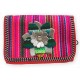 WHOLESALE WALLET MADE OF CUZCO BLANKET AND LEATHER 