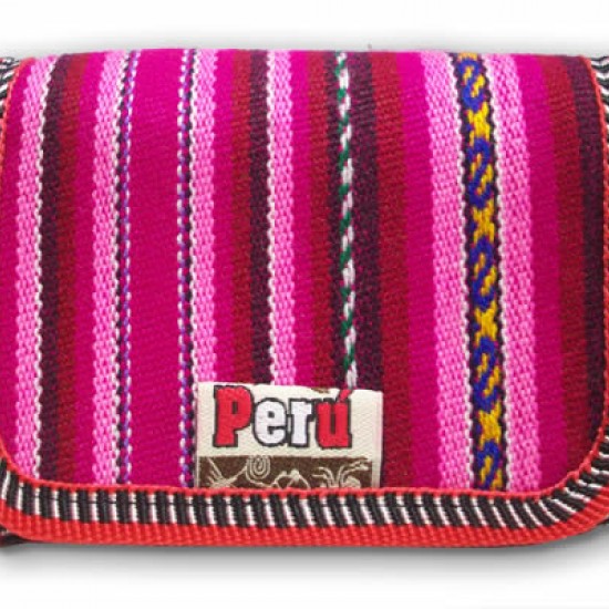 WHOLESALE INCA ANDEAN WALLET MADE OF CUZCO BLANKET 