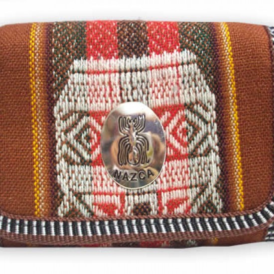 WHOLESALE INCA ANDEAN WALLET MADE OF CUZCO BLANKET 