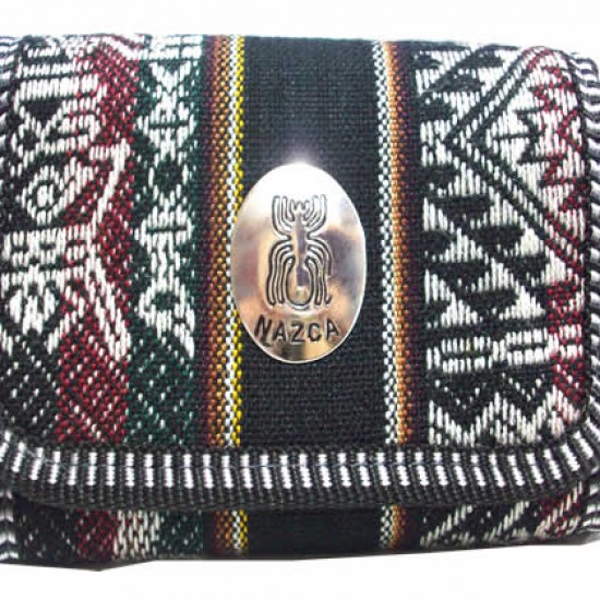 WHOLESALE INCA ANDEAN WALLET MADE OF CUZCO BLANKET 