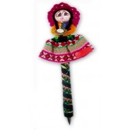 WHOLESALE ANDEAN PENCIL " CHOLITA" MADE OF BLANKET AND COTTON