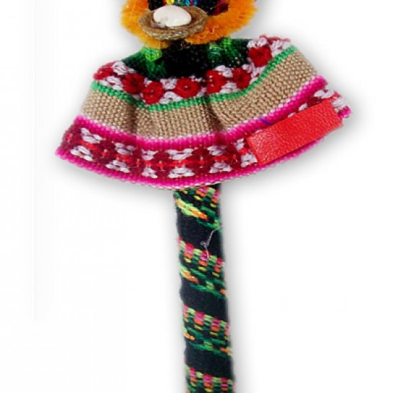 WHOLESALE ANDEAN PENCIL " CHOLITA" MADE OF BLANKET AND COTTON 