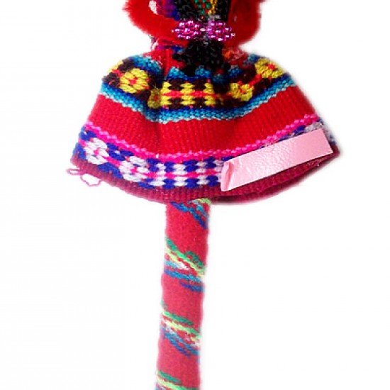 WHOLESALE ANDEAN PENCIL " CHOLITA" MADE OF BLANKET AND COTTON 