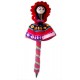 WHOLESALE ANDEAN PENCIL " CHOLITA" MADE OF BLANKET AND COTTON 