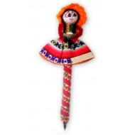 WHOLESALE ANDEAN PENCIL " CHOLITA" MADE OF BLANKET AND COTTON 