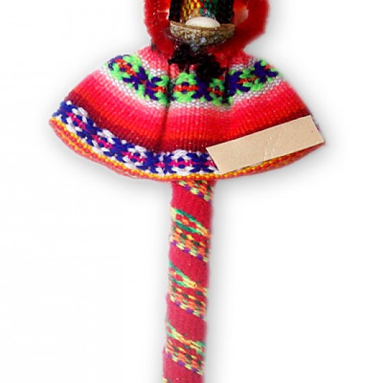 WHOLESALE ANDEAN PENCIL " CHOLITA" MADE OF BLANKET AND COTTON 